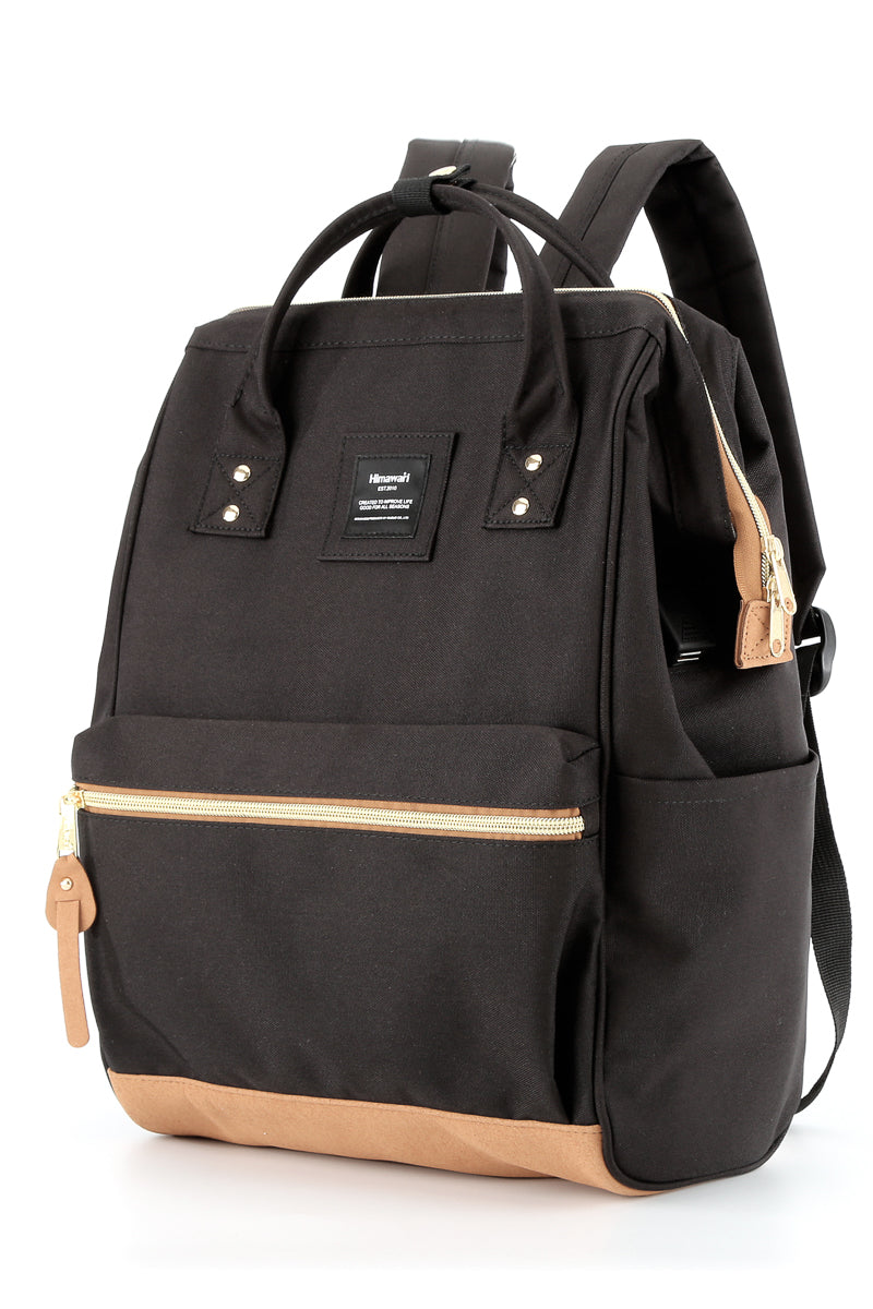 COLLEGE STUDENTS BACKPACK 123- BLACK