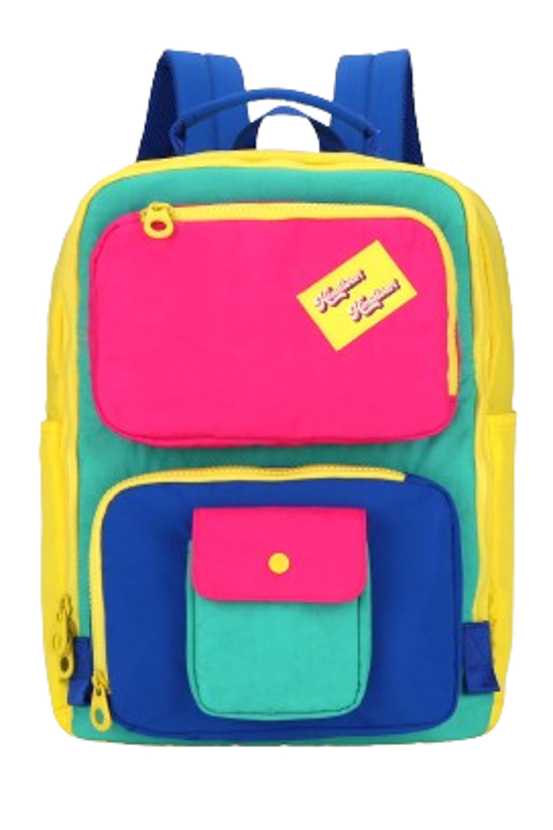 CUTE MIXED COLOR BACKPACK- GREEN 8029