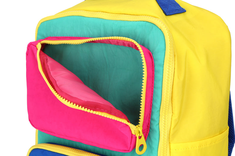 CUTE MIXED COLOR BACKPACK- GREEN 8029